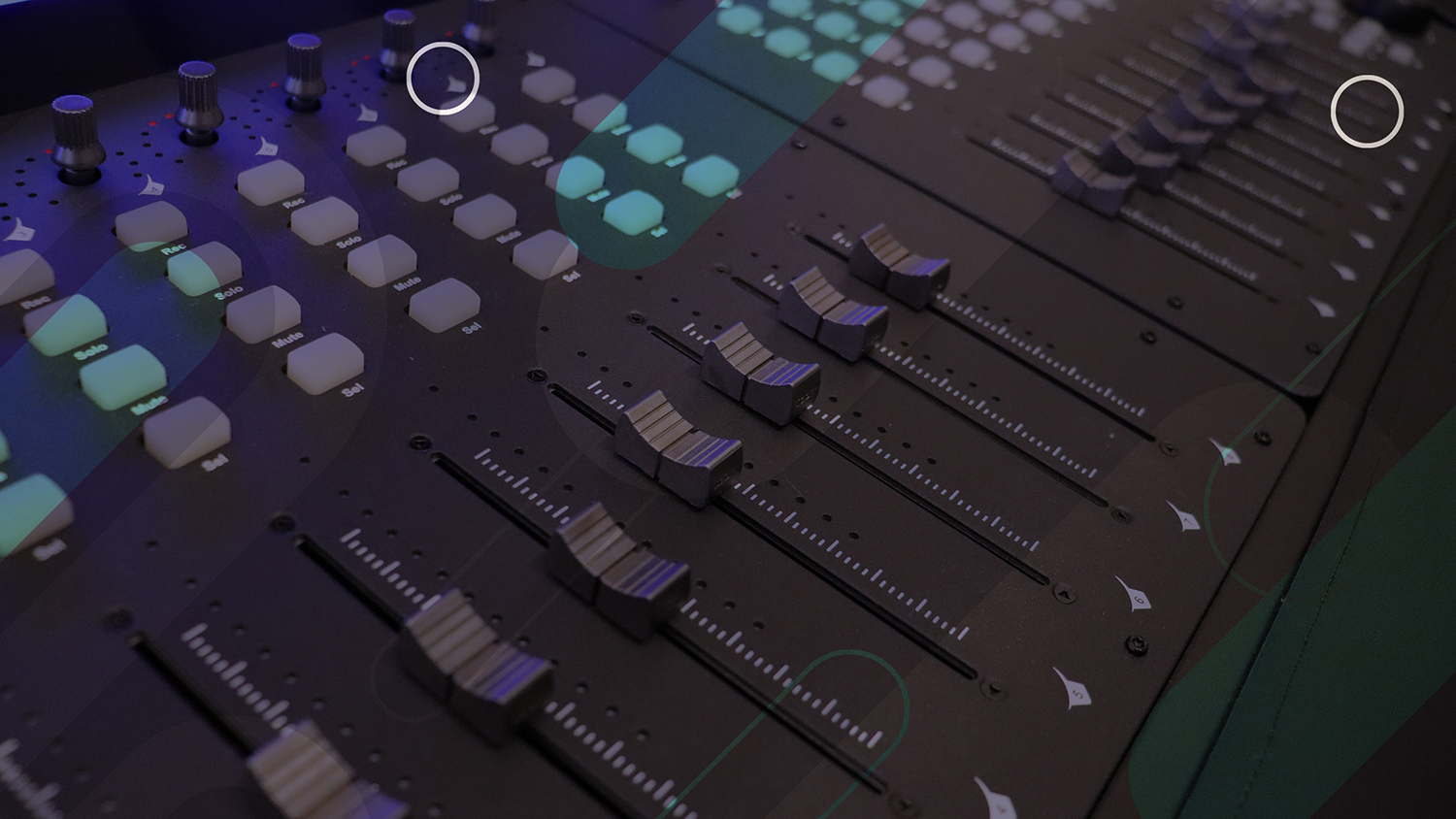 Mixing console